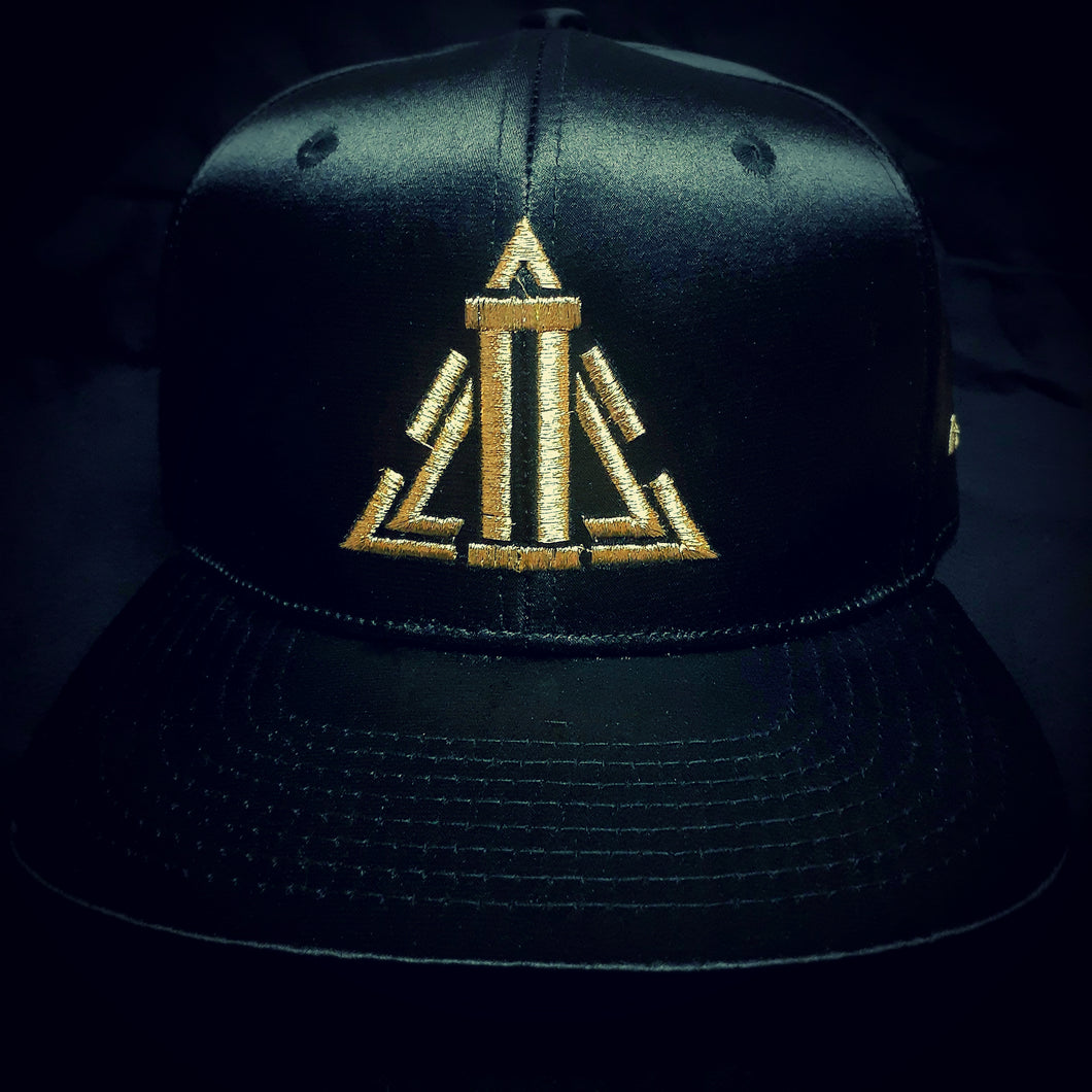 Sentinel - IndulgEnt One Black Satin 5 Panel Snapback